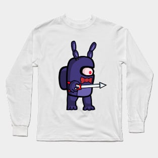 Fnaf Crewmate Bonnie (Among Us Meme!) Long Sleeve T-Shirt